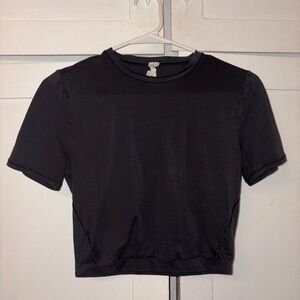 lululemon athletica Black Crop Top